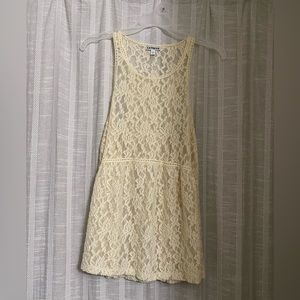 Express lace tank top- size medium